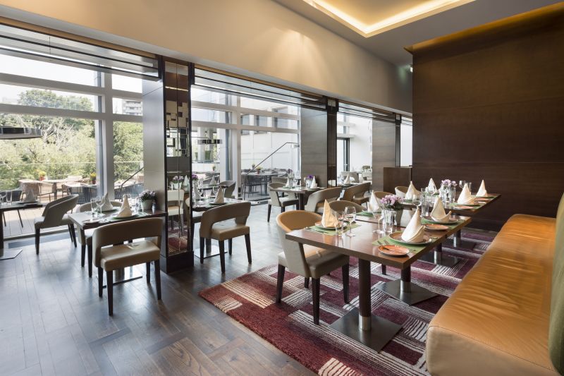 Completed Modern Cafe Interior